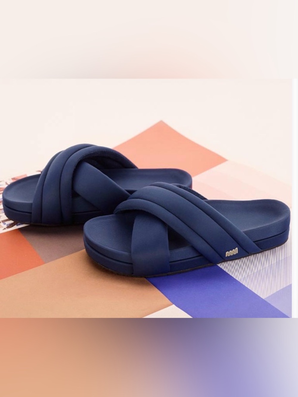 Commbi The Huggy Slide Sandals Comfort Slip-On Lightweight Casual Slide Sz 7